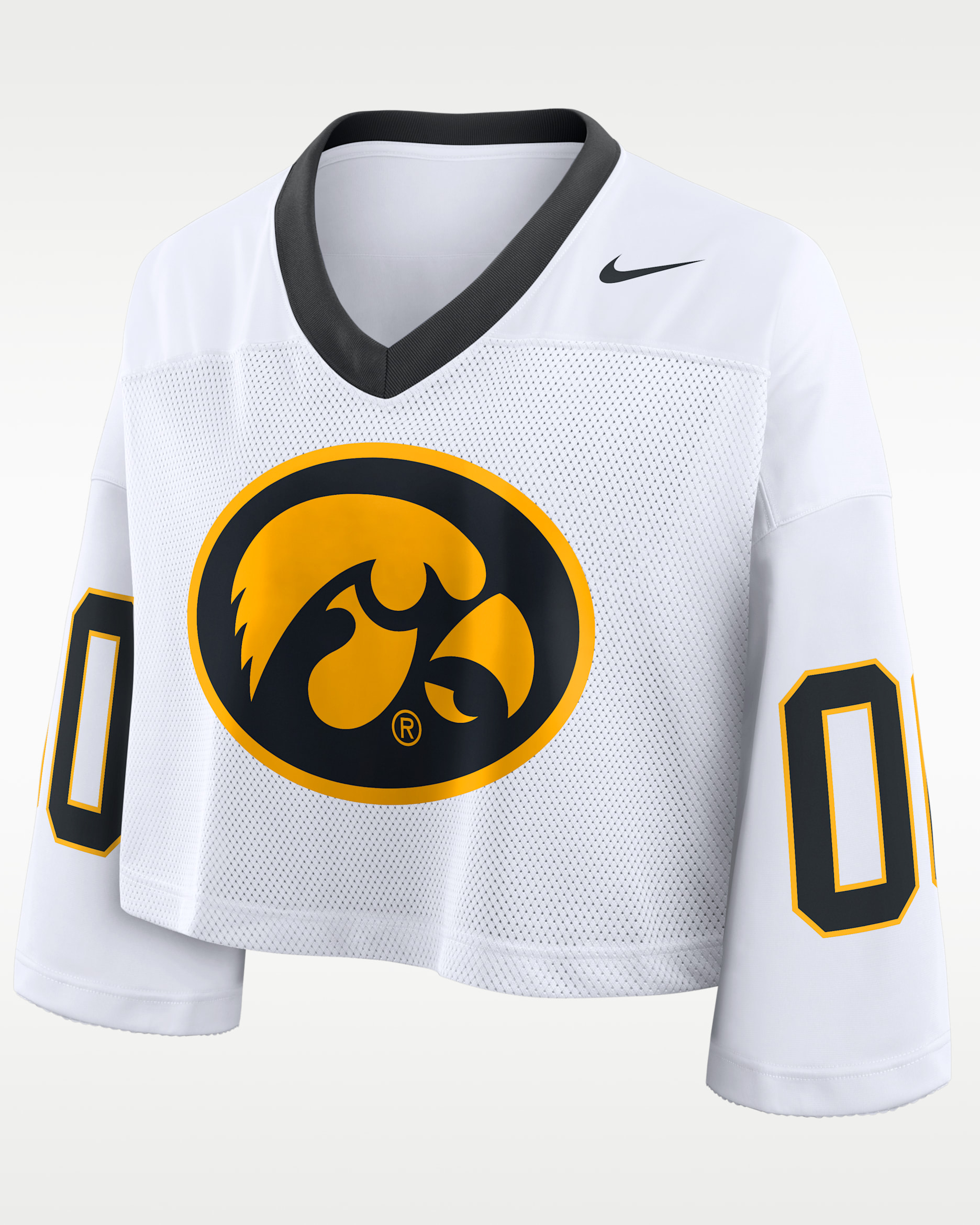 Iowa Logo Women's Nike Dri-FIT College Cropped Jersey. Nike.com